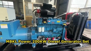 200KW Diesel Generator Set – MBKL Power
