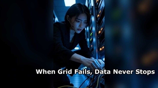 When Grid Fails, Data Never Stops