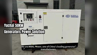 Yuchai 50KW Diesel Generator Reliable Power