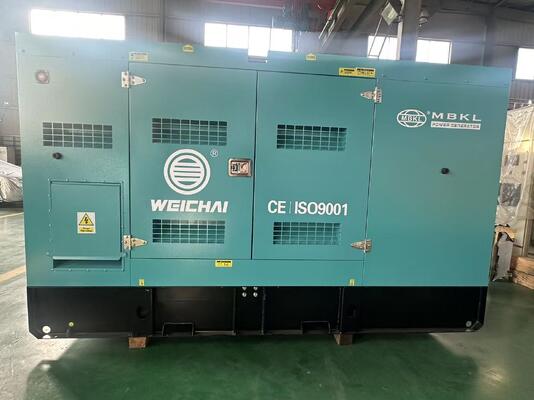Weichai Silent Diesel Generator Set - 140KVA / 112KW, Heavy-Duty Construction for Prime & Standby Power