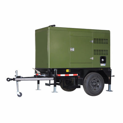 Mobile Station 460KW 575KVA Trailer type Diesel Generator With Cummins Engine KTAA19-G6